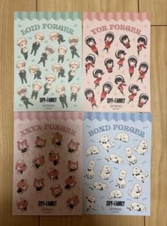 SPY×FAMILY 일러스트 카드 전 4종 SHIBUYA TSUTAYA