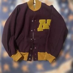 サ*ン様 vintage jacket 40~50sスタジャンSAND - メルカリ