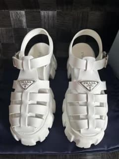 PRADA プラダ フォームラバー サンダル 38