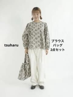 Tsuharu by Samansa Mos2 春の花柄総刺繍ブラウス＆バッグ - メルカリ