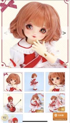 Super Dollfie ドール 本体幼sd rihoのサムネイル