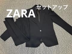 ZARA パンツスーツセットアップ　ブラックのサムネイル