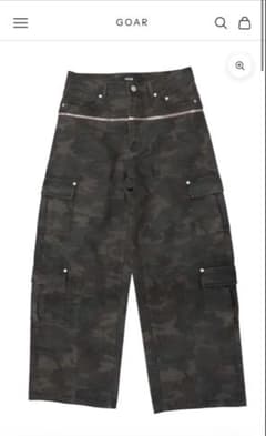 goar.archive Camo zipper waisted pants - メルカリ