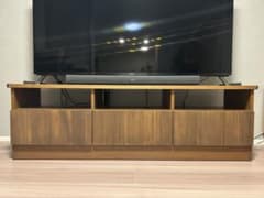 最終値下げ【unico ウニコ】テレビボード　W160 テレビ台　収納付のサムネイル