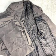 グッチ GUCCI スーツ　セットアップ　メンズ　ビジネス　上下　黒タグ