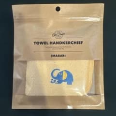 Old Resta 今治屋 タオルハンカチ 象の刺繍のサムネイル