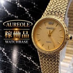 AUREOLE 오레올 SW-338L 시계 여성 골드 금