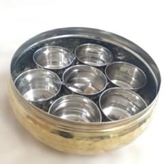 【インド】金属製スパイスボックスのサムネイル