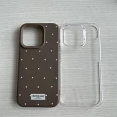 iPhone15Proドット柄ソフトケース、ハードケースのサムネイル
