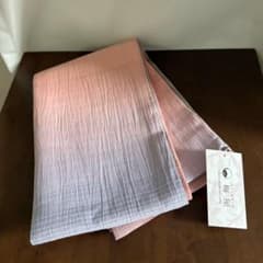 ふ*き様 新之助上布×梅屋　麻100%リバーシブル半幅帯 新之助上布×梅屋 麻100%リバーシブル半幅帯 | Mercari