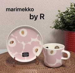 限定！マリメッコ☆ピンクゴールド カップ＆ソーサー マグカップ＆プレート byR 限定！マリメッコ☆ピンクゴールド カップ＆ソーサー マグカップ