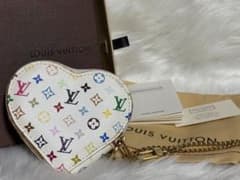ルイヴィトン✨ハート モノグラム 村上隆 ケース 財布 ウォレット LOUIS VUITTON村上隆コインケースM60040 ハートモノグラムマルチ