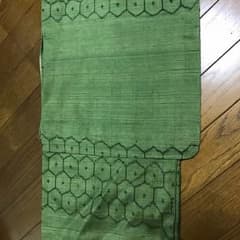 緑 紬 正絹のサムネイル
