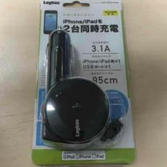Logitec iPhone6/Plus シガー充電器  LPA-CCI06Lのサムネイル