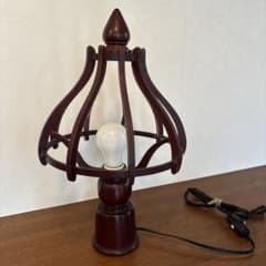 ハンドメイド照明器具　和風木製のサムネイル