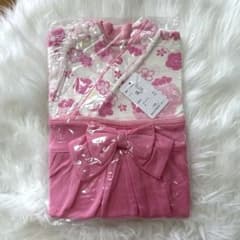 ベビー 袴 ロンパース ピンク 70cmのサムネイル