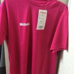 卓球 ニッタク ドライTシャツ ピンクのサムネイル