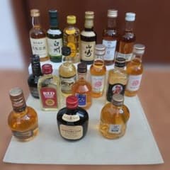 未開封】ウイスキー ミニボトル 16本セット 山崎12年 白州12年 竹鶴