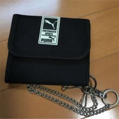 PUMA 2つ折り財布　黒のサムネイル