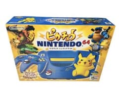 美品 ニンテンドー64 本体 ピカチュウ ブルー イエロー - メルカリ