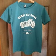 お値下げ！新品ブルーグリーン系の半袖Tシャツのサムネイル