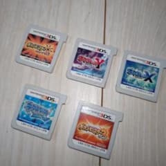 ⑬ニンテンドー3DS ポケットモンスター ソフト 5本セット - メルカリ