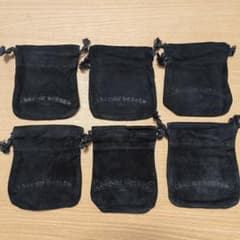 クロムハーツ オールドポーチ 巾着 牛革 大サイズ 6つセット - メルカリ