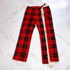 COMME des GARÇONS チェックデザイン変形パンツ　AD2006 COMME des GARÇONS チェックデザイン変形パンツ AD2006 - メルカリ