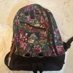 値下げ交渉あり GREGORY フラワーパターン リュック ナップサック 