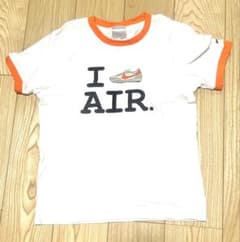 NIKE I LOVE AIR リンガーTシャツ ホワイト オレンジのサムネイル