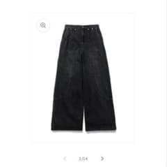 goat essence TUCK WIDE DENIM PANTS - メルカリ