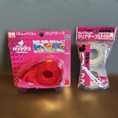 ハリマウス 本体（マゼンタ）+詰替テープ 12mm x 13m 2個セットのサムネイル