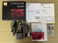 Nikon COOLPIX S6100 赤 デジタルカメラ　動作確認済のサムネイル