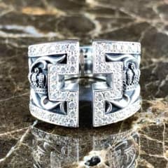 Justin Davis DIVINELAW CROSS リング 15号 美品 - メルカリ