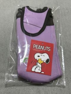 PEANUTS 스누피 페트병 홀더 보라색