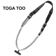 未使用 TOGA TOOレザーメナイロンフォンストラップ牛革/ナイロン