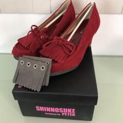 SHINNOSUKE モカシン パンプス  新品未使用　値下げしました。のサムネイル