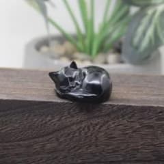 黒曜石の眠り猫のサムネイル