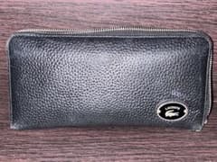LACOSTE ラコステ 長財布 ラウンドファスナー レザー ブラック ワニロゴのサムネイル