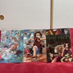 ONE PIECE 빨대 모자 해적단 아크릴 포스터 3장 세트 3D