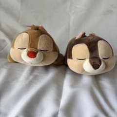 디즈니 스토어 모치포 니기니기 쿠션 칩과 데일 인형