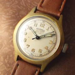 1940年代頃】ローマー スイス製 ヴィンテージ ミリタリー風 手巻き