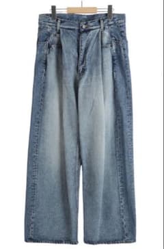 エヌハリウッド 24AW DENIM PANTSドッキングデザイン ジップフライ エヌハリウッド 24AW DENIM PANTSドッキングデザイン ジップフライ