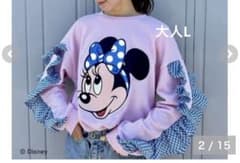 チマジロ　しまむら　ミニーフリルトレーナーLのサムネイル