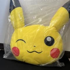 포켓몬 두근두근 겟 복권~풀무라 탐험대! A상 페이스쿠션 피카츄