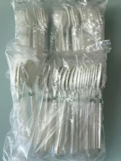 使い捨てプラスチックスプーン50本