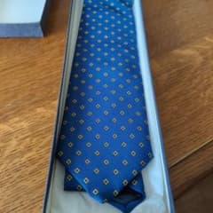 Brooks Brothers シルク ネクタイ 青 ドットのサムネイル