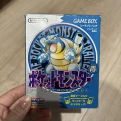 ☻初期ロット00 ポケットモンスター 青 ゲームボーイ ソフトのサムネイル