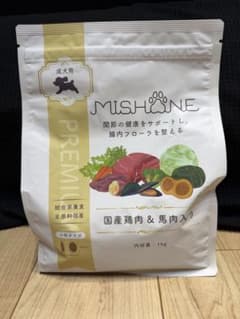 MISHONE ドッグフード 成犬用 国産鶏肉＆馬肉 1kg - メルカリ