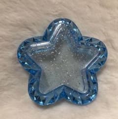 星型 ジュエリートレイ 小物入れ ブルー ラメのサムネイル